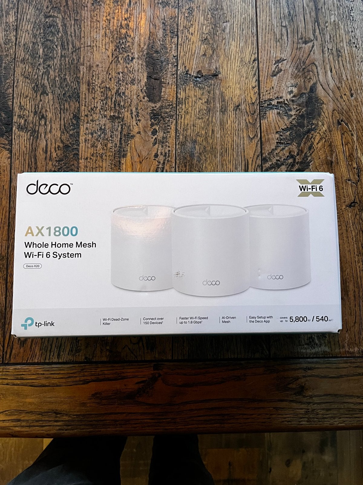 TP-Link Deco AX1800 Wi-Fi 6 Mesh Systeem (3-pack), Computers en Software, Ophalen of Verzenden, Zo goed als nieuw, Router