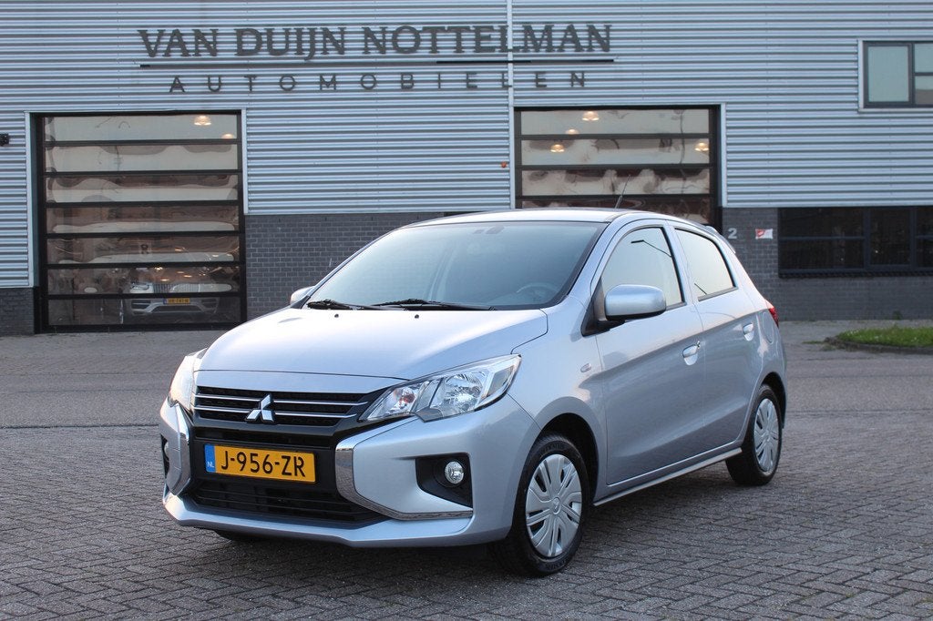 Mitsubishi Space Star 1.0 Cool+ / Carplay / Airco / N.A.P., Auto's, Mitsubishi, Voorwielaandrijving, Stof, Gebruikt, Met garantie (alle)