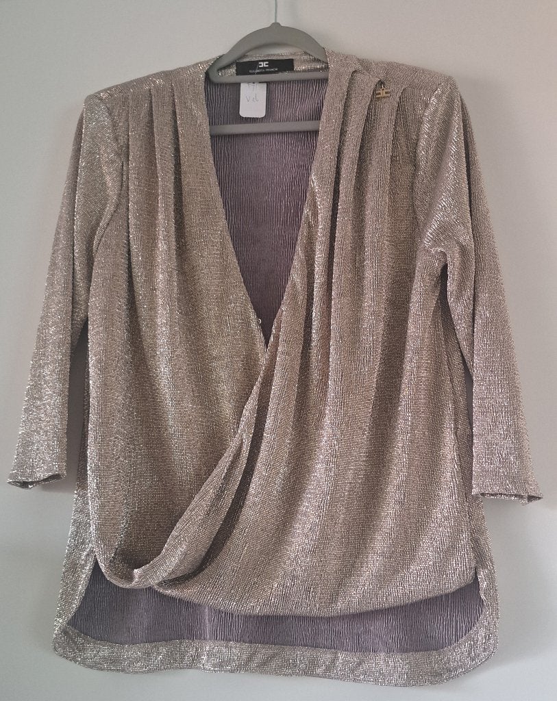 Elisabetta Franchi overslag blouse/top maat It 42, Kleding | Dames, Tops, Maat 38/40 (M), Overige kleuren, Elisabetta Franchi