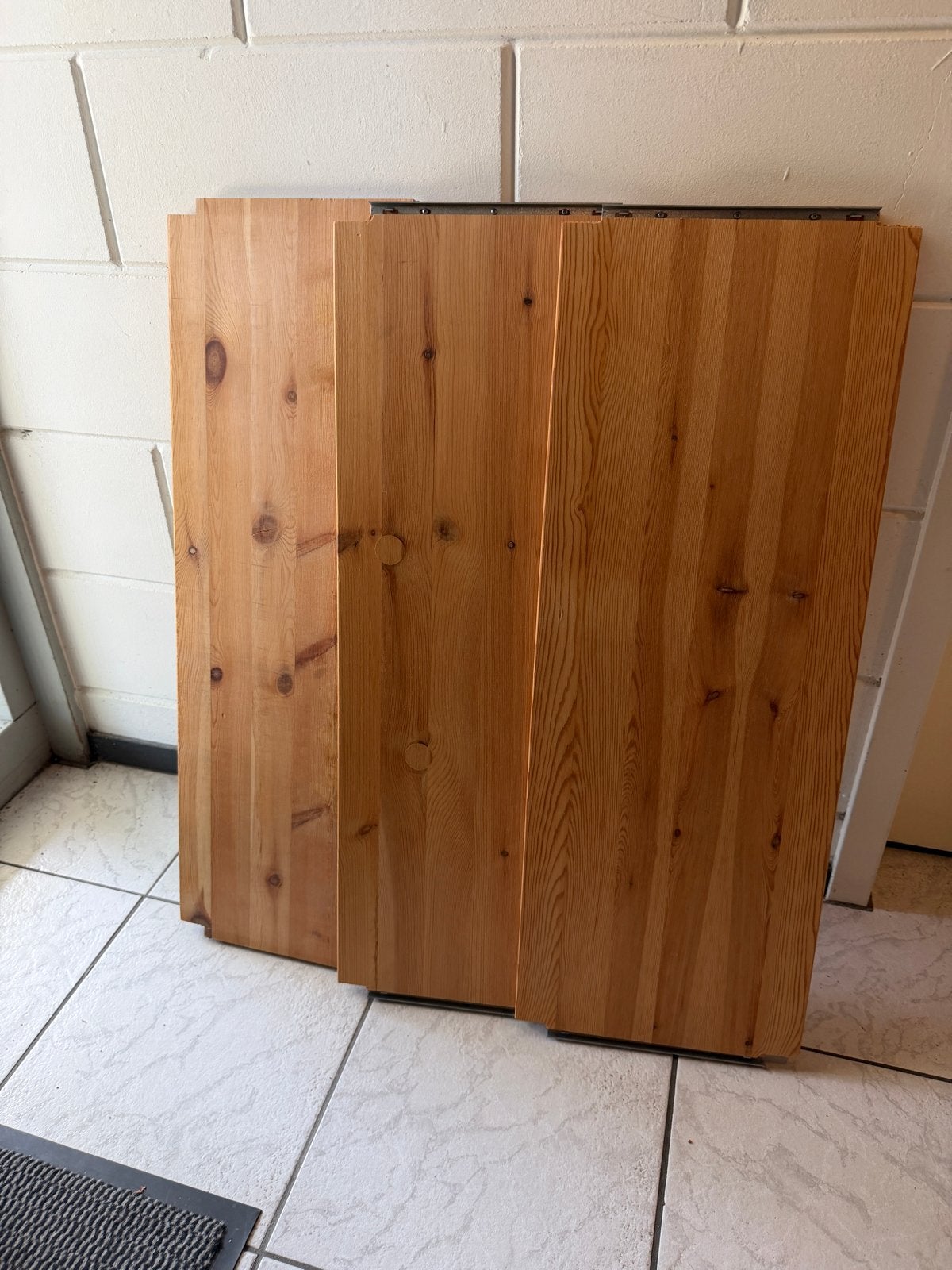 Gratis af te halen: 3 IKEA stelling planken, 80x30 cm, Ophalen, Gebruikt