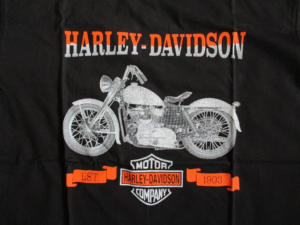shirt met Harley Davidson print maat L, Ophalen of Verzenden, Nieuw, Maat 52/54 (L), Zwart