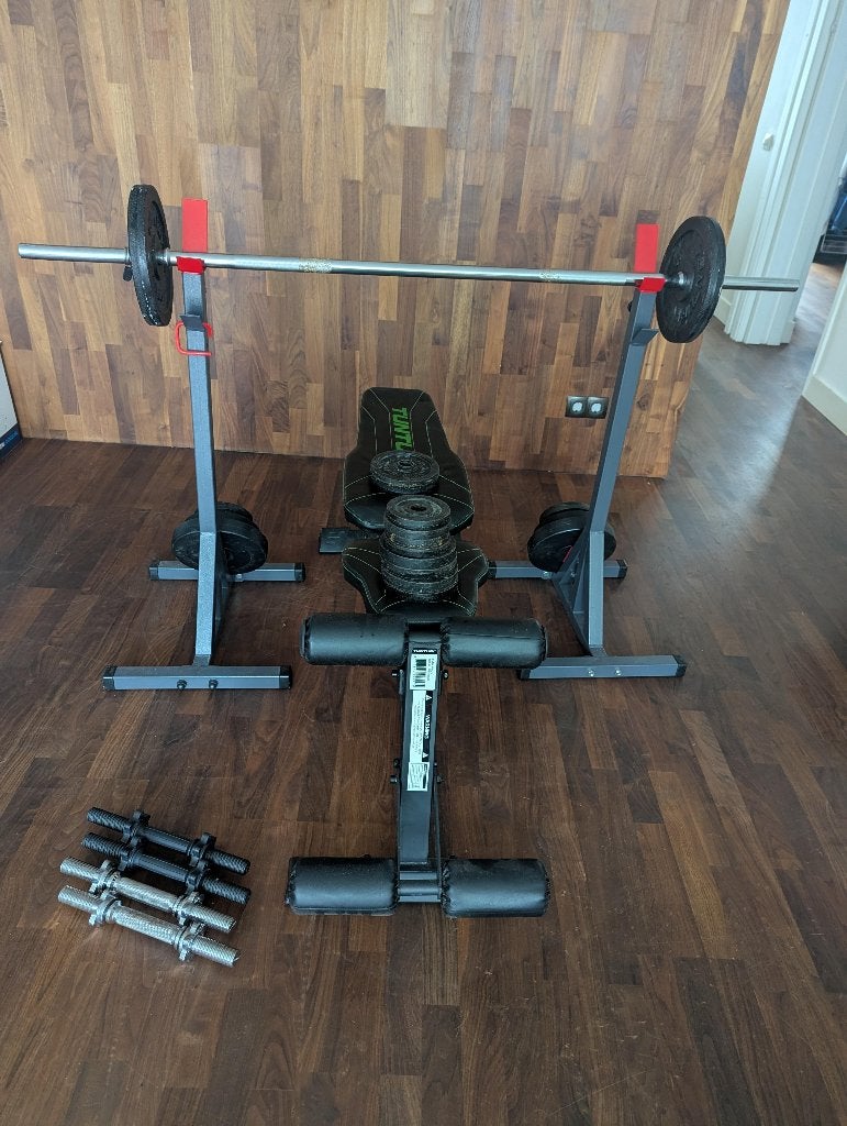 Complete home gym set, Sport en Fitness, Ophalen, Gebruikt, Benen, Overige typen