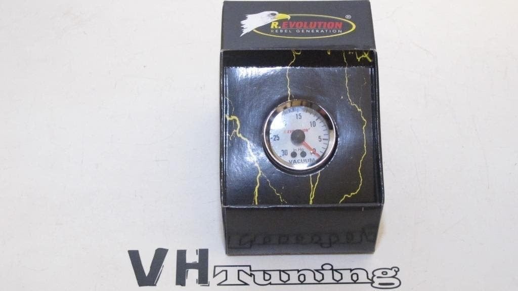 R.Evolution 13871 52MM Vacuum meter blauw verlichting, Auto diversen, Ophalen of Verzenden