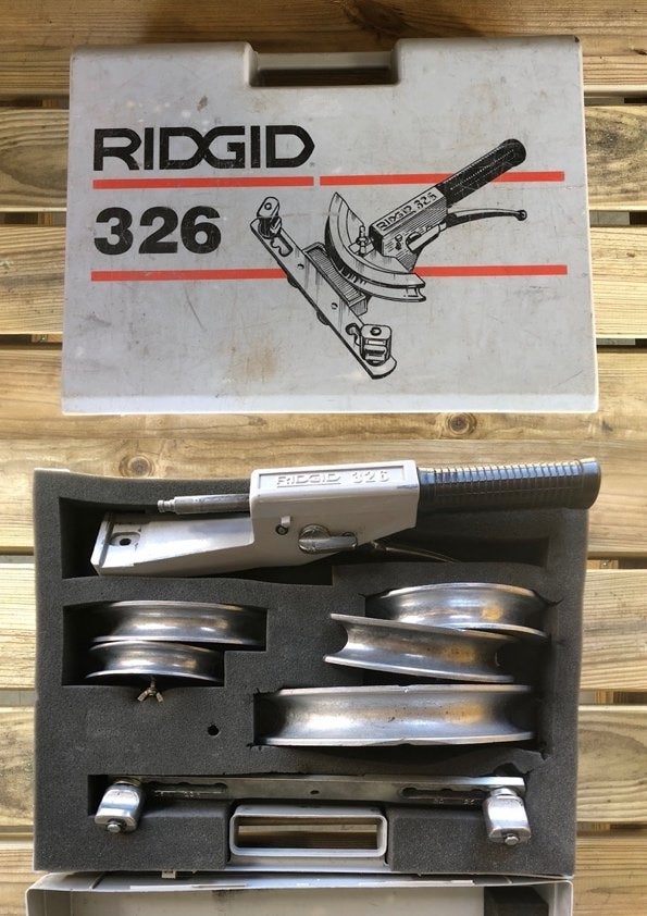 Ridgid plooitang 326, Doe-het-zelf en Verbouw, Gereedschap | Handgereedschap, Ophalen, Zo goed als nieuw, Overige typen, Ridgid
