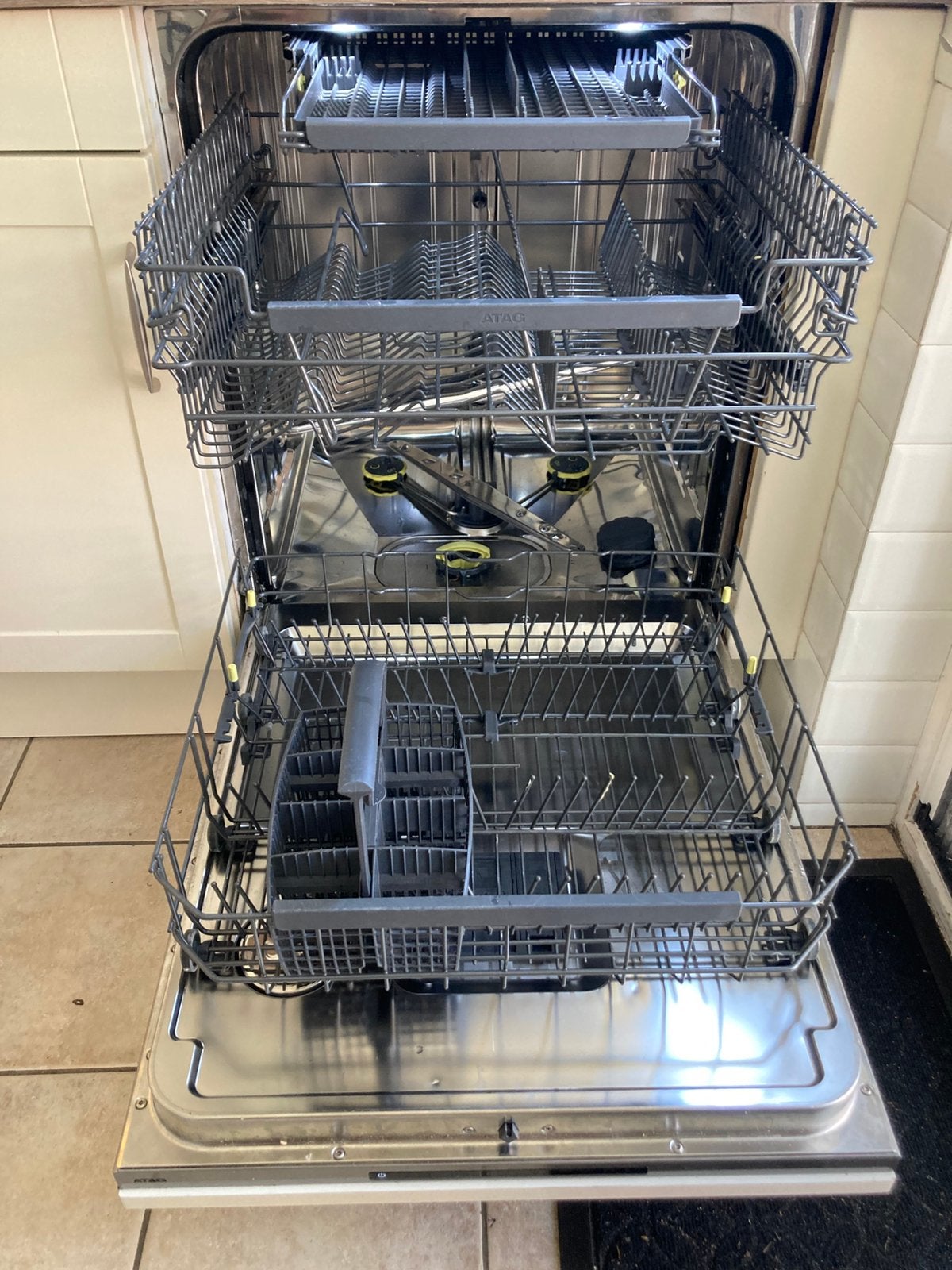 ATAG - Zo goed als nieuwe inbouw vaatwasser, Witgoed en Apparatuur, Vaatwasmachines, Ophalen, 60 cm of meer, Energieklasse A of zuiniger