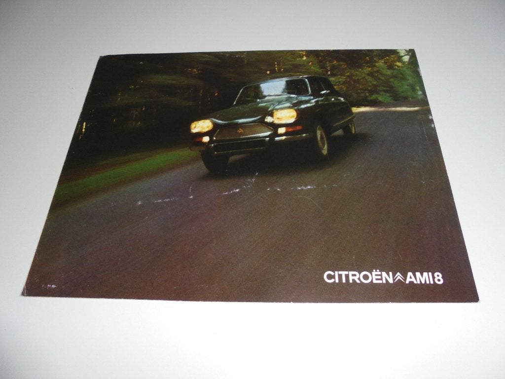 brochure Citroen Ami 8  1972, Ophalen of Verzenden, Gelezen, Citroën