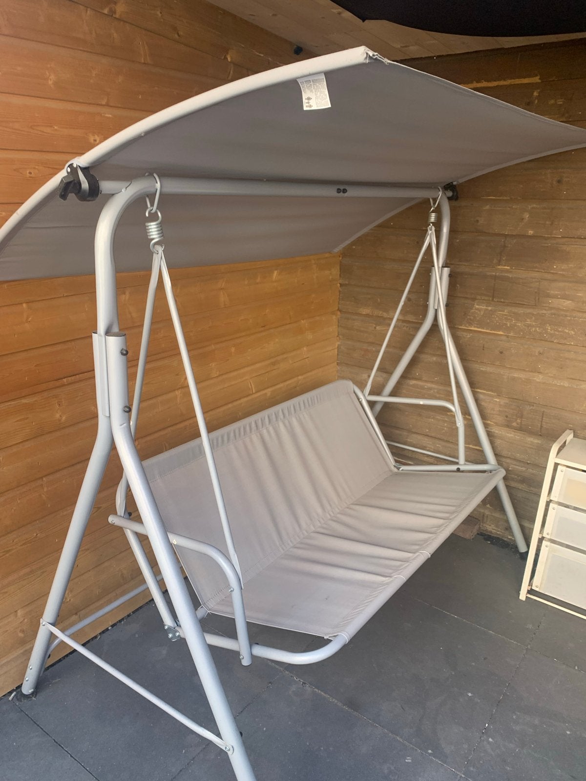 Comfortabele Schommelbank voor Tuin of Terras, Tuin en Terras, Ophalen, Gebruikt, Metaal, Schommelbank