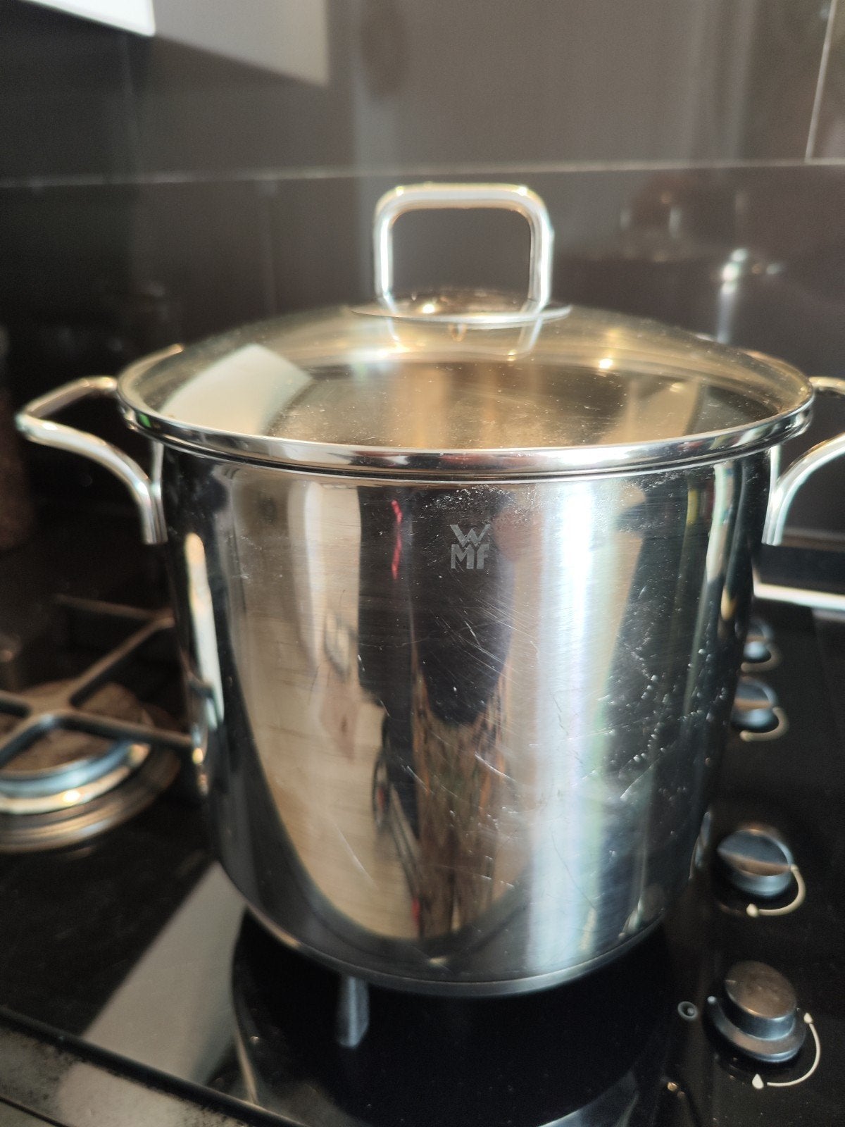 groot soeppan, Huis en Inrichting, Ophalen of Verzenden, Zo goed als nieuw, Rvs