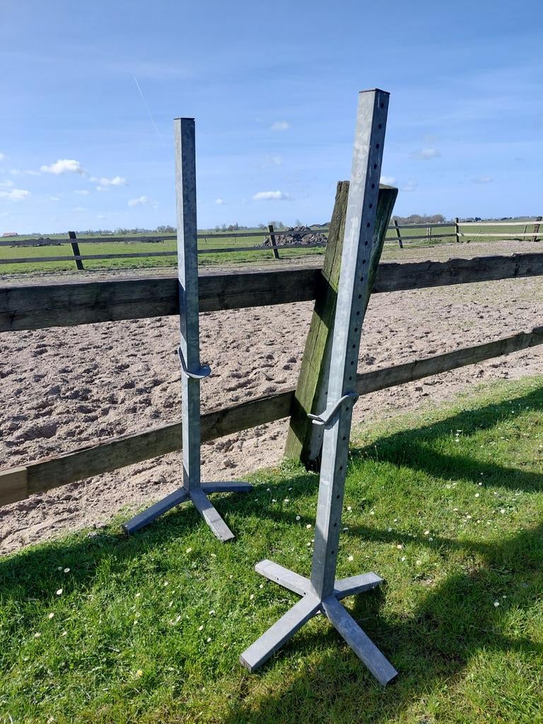 Hindernis staanders voor langs de bak rand, Dieren en Toebehoren, Paarden en Pony's | Overige Paardenspullen, Ophalen, Overige soorten