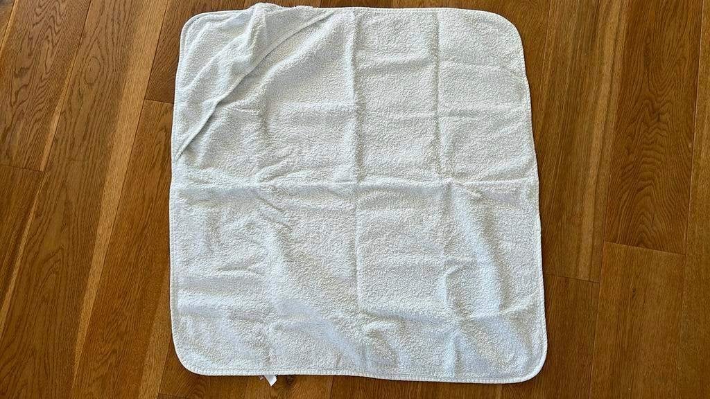 Badcape baby handdoek 70x70cm katoen wit, Kinderen en Baby's, Ophalen of Verzenden, Overige typen