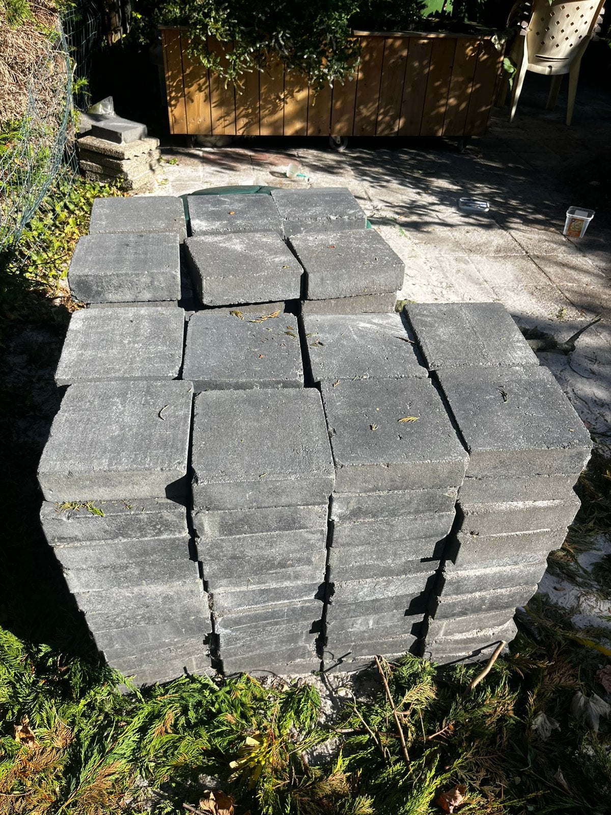 Tuintegels, Ophalen, Nieuw, Beton, Terrastegels