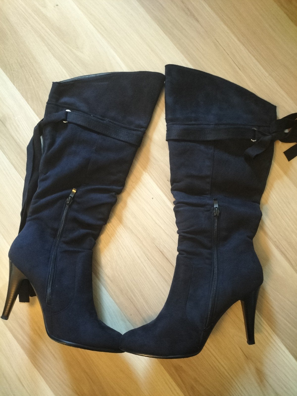 zwarte laarzen maat 41, Hoge laarzen, Zwart, Nieuw, Ophalen of Verzenden