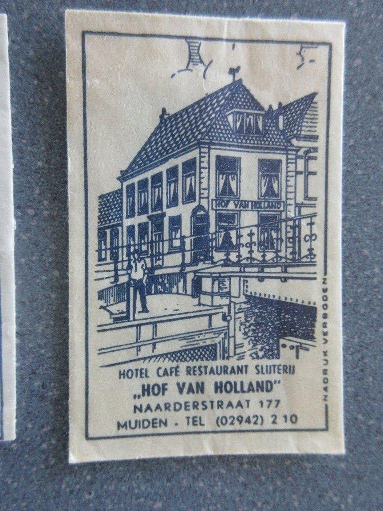 Muiden, hotel-café-rest.-slijterij Hof van Holland, Verzenden, Nederland