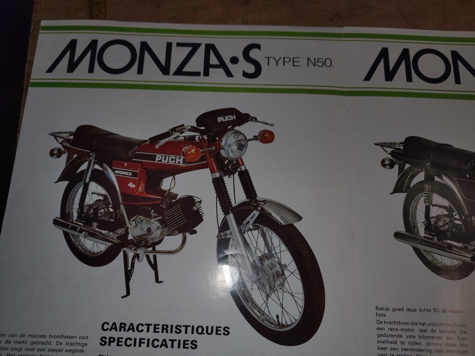 Puch Super Serie Brochure met pers/type-foto 's, Ophalen of Verzenden, Zo goed als nieuw