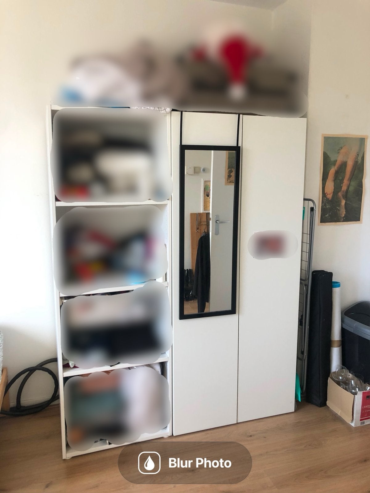 IKEA PAX/FORSAND Kledingkast, Huis en Inrichting, Kasten | Kledingkasten, Ophalen, Gebruikt, 100 tot 150 cm, 200 cm of meer
