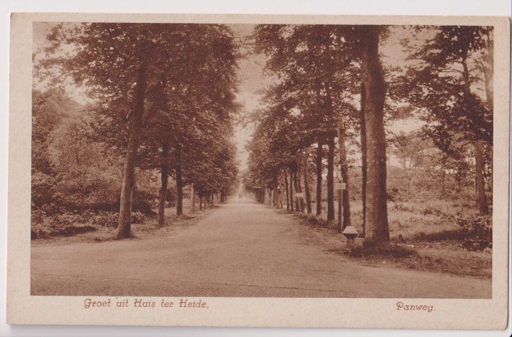 298 Oude Ansichtkaart: Groet uit Huis ter Heide, Panweg B21, Verzamelen, Ansichtkaarten | Nederland, Verzenden, Voor 1920, Ongelopen