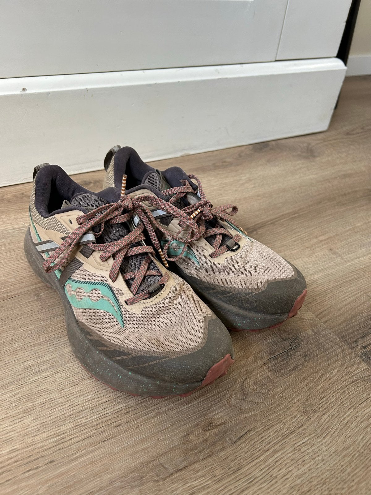 Saucony Trail Hardloopschoenen - Maat 38, Bruin, Sportschoenen, Ophalen of Verzenden, Gedragen
