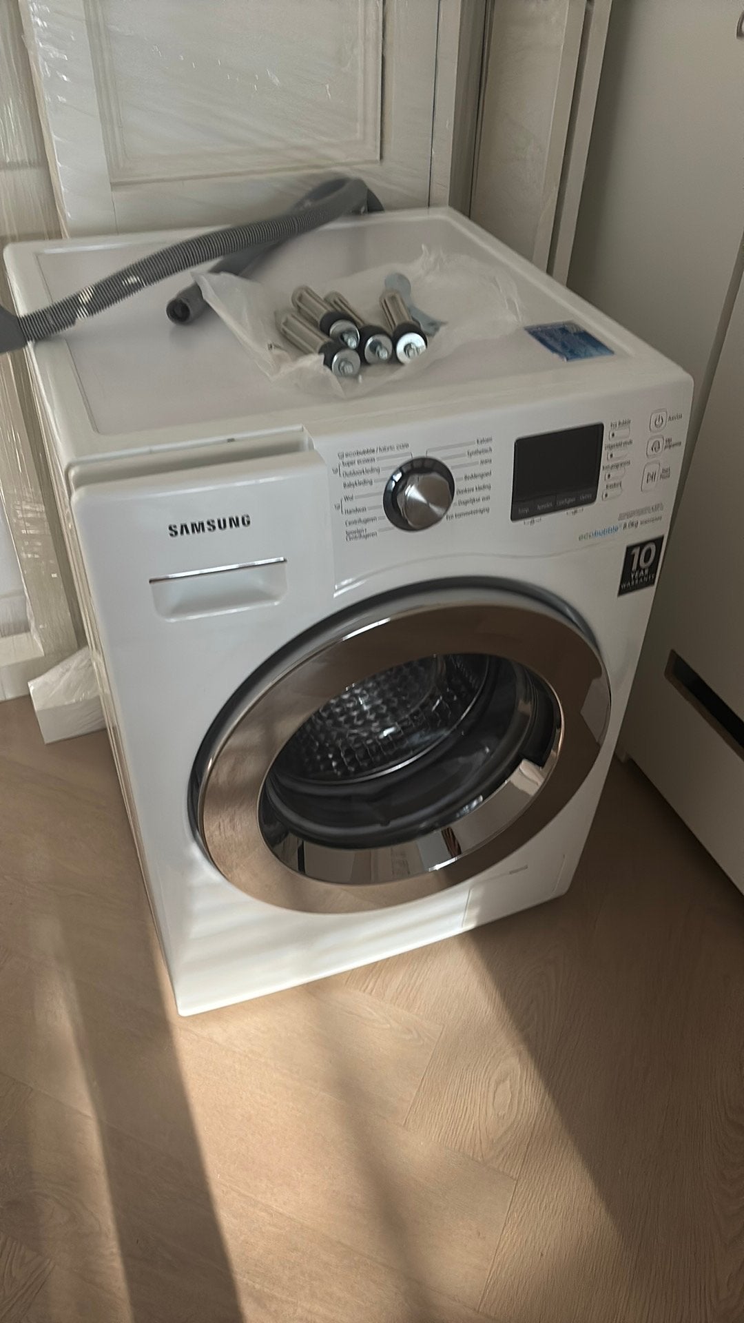 Wasmachine samsung 8kg ecco bubble, Witgoed en Apparatuur, Wasmachines, Ophalen, Zo goed als nieuw, 85 tot 90 cm, 1200 tot 1600 toeren