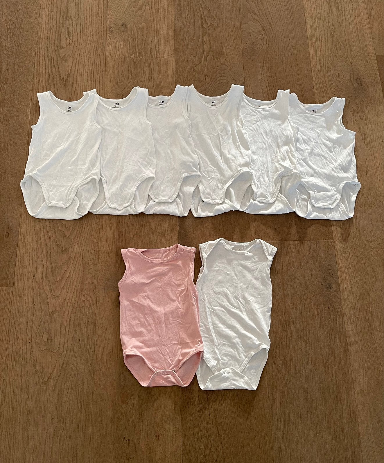 🌸 8 mouwloze zomer rompers meisje maat 86/92 🌸, Kinderen en Baby's, Babykleding | Maat 86, Ophalen, Gebruikt, Meisje, Nacht- of Onderkleding