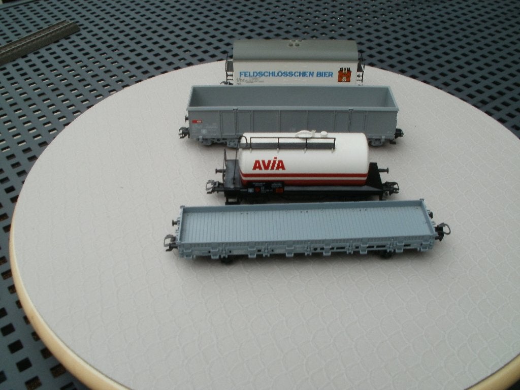 Marklin Ho wagon set 4 delig van de sbb.z.g.a.n., Hobby en Vrije tijd, Wisselstroom, Wagon, Ophalen of Verzenden, Zo goed als nieuw