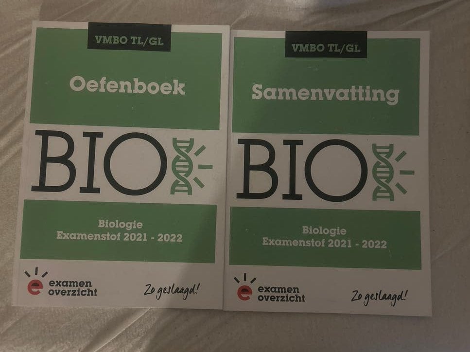 Examenoverzicht Biologie vmbo TL/GL Oefenboek & Samenvatting, Ophalen of Verzenden, Beta, Nieuw, Overige niveaus