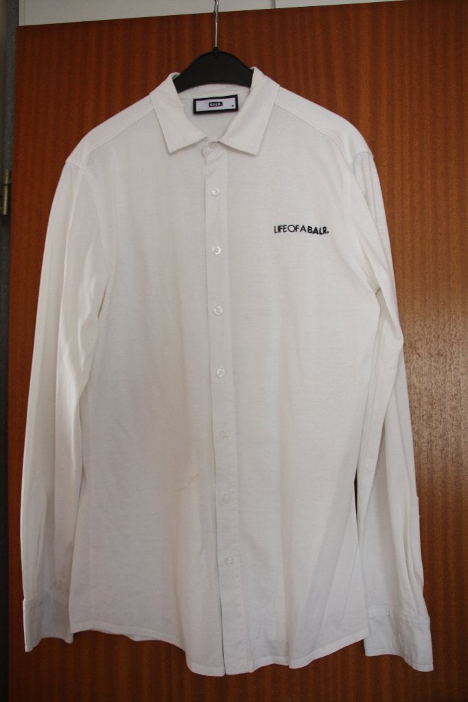 Balr. Overhemd / Loab formal shirt. Wit. Maat Medium., Kleding | Heren, Wit, Zo goed als nieuw, BALR., Halswijdte 39/40 (M)