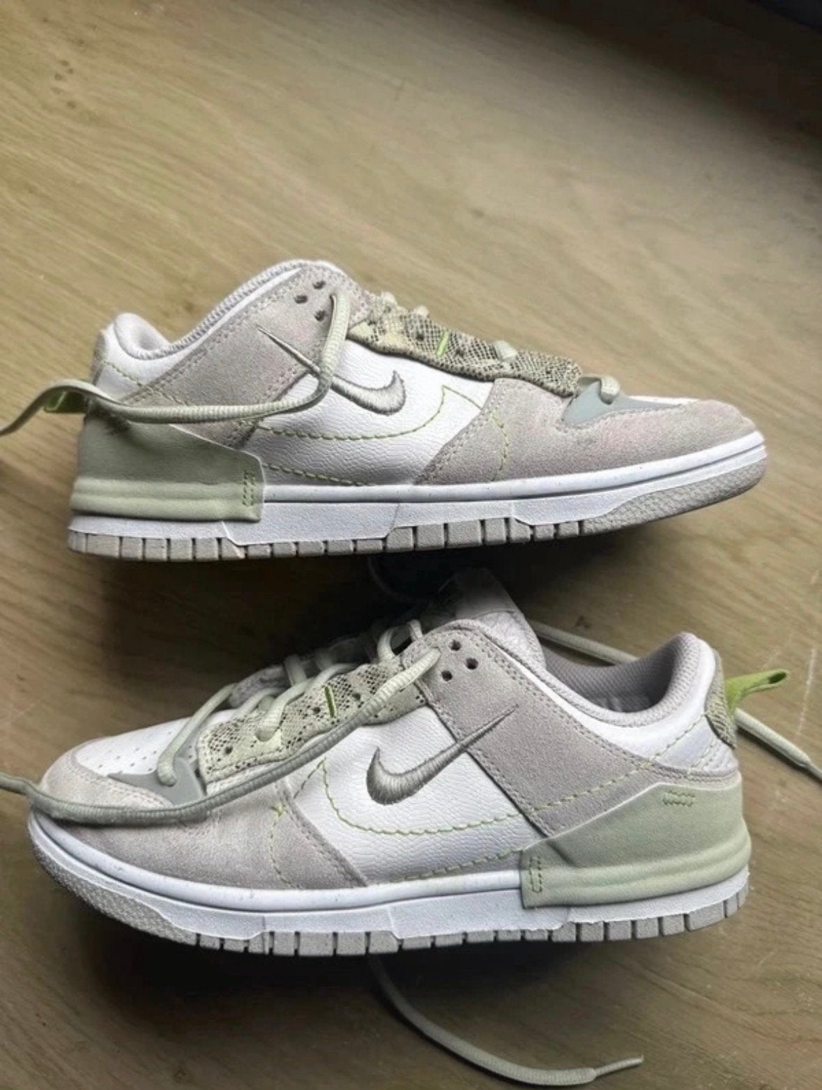 Nike Dunk Low Disrupt 2 Green snakeskin, Overige kleuren, Ophalen of Verzenden, Sneakers of Gympen, Zo goed als nieuw