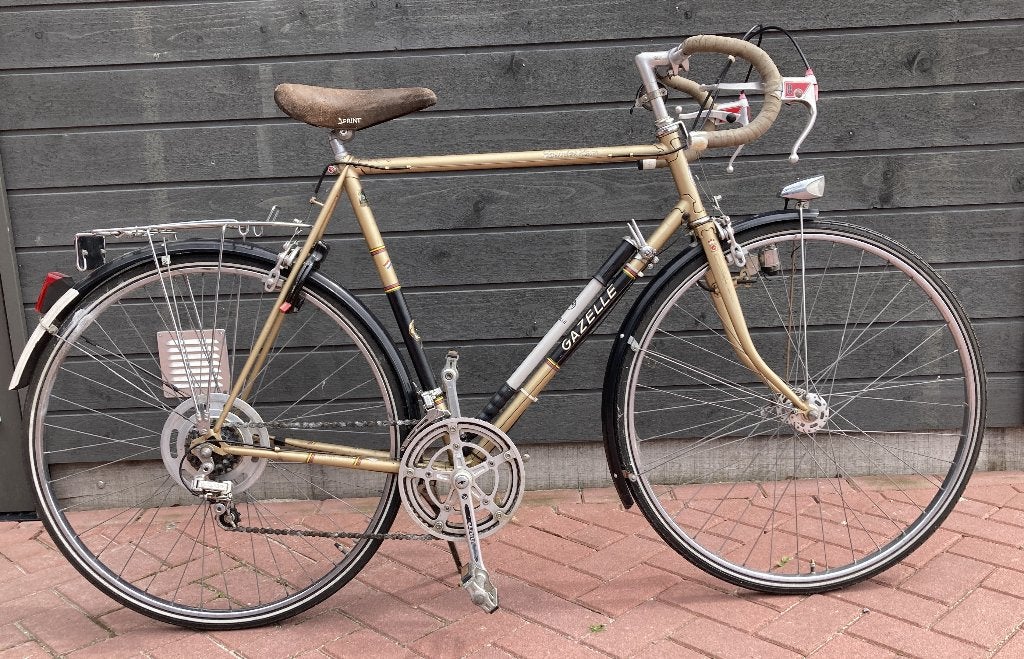 racefiets, Fietsen en Brommers, Ophalen, 28 inch, Gebruikt, Velgrem
