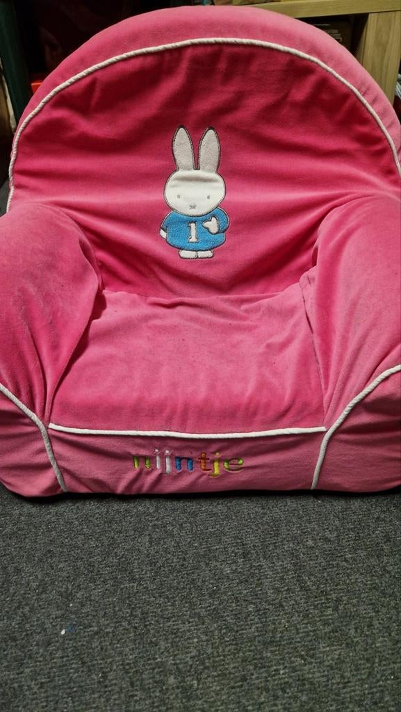 Roze Nijntje kinderstoel - Zacht en comfortabel, Ophalen of Verzenden
