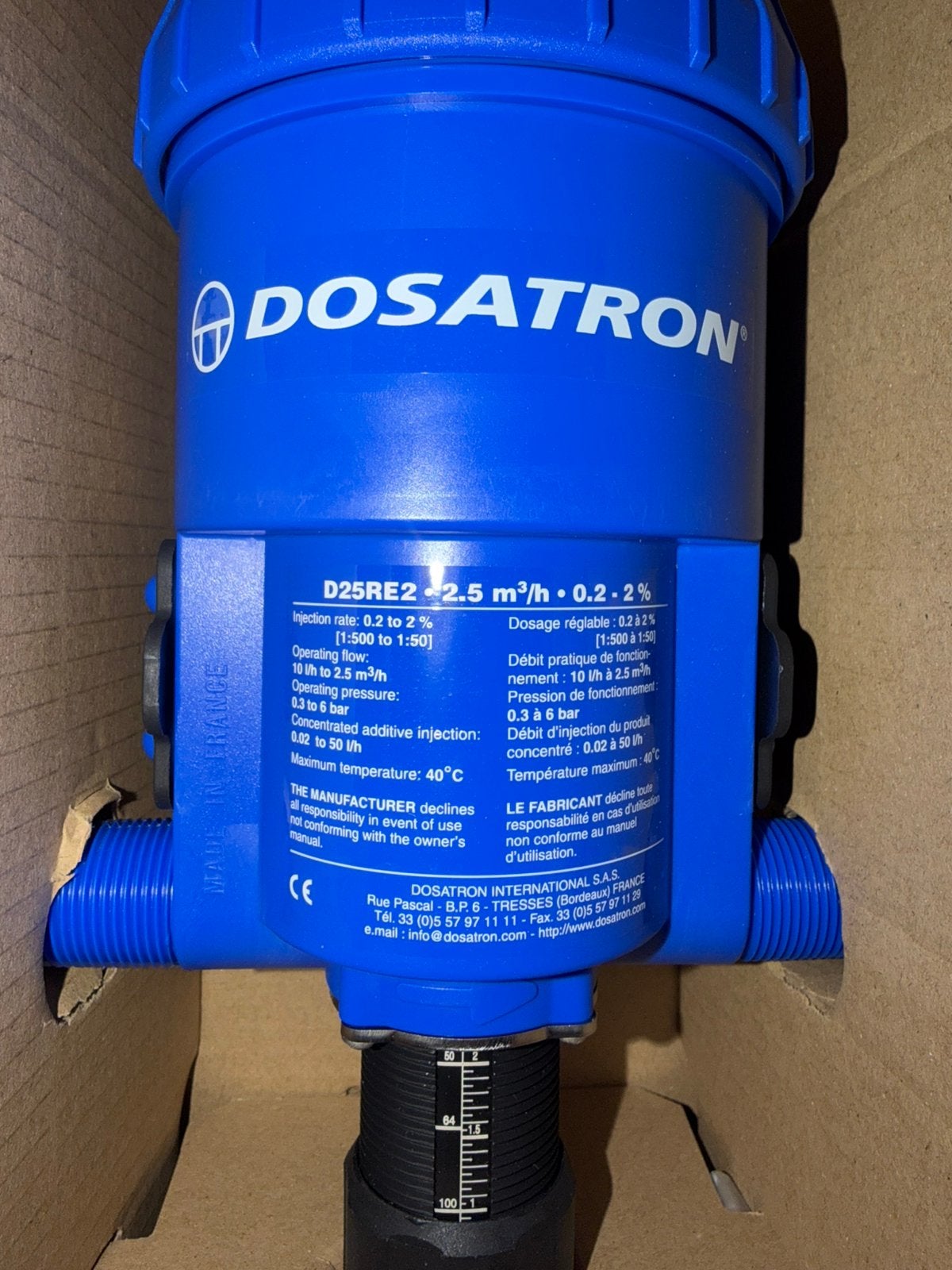 dosatron D25RE2, Ophalen of Verzenden, Nieuw, Dompelpomp