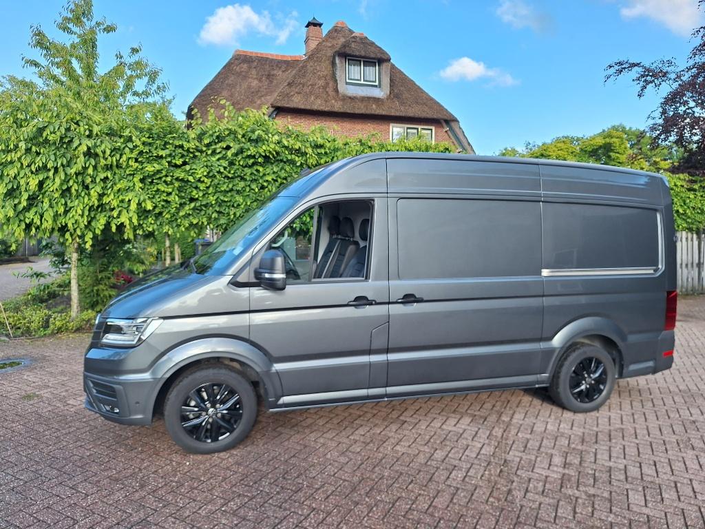 Volkswagen Crafter  TDI 177pk L3h3 Auto met 2 schuifdeuren, Auto's, Bestelauto's, 4 cilinders, Volkswagen, 2072 kg, Diesel
