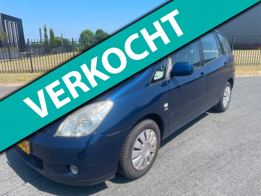 Toyota Corolla Verso 1.6 VVT-i Linea Sol|Bj 2002|Clima|EXPOR, Auto's, Toyota, Voorwielaandrijving, 450 kg, Gebruikt, 4 cilinders