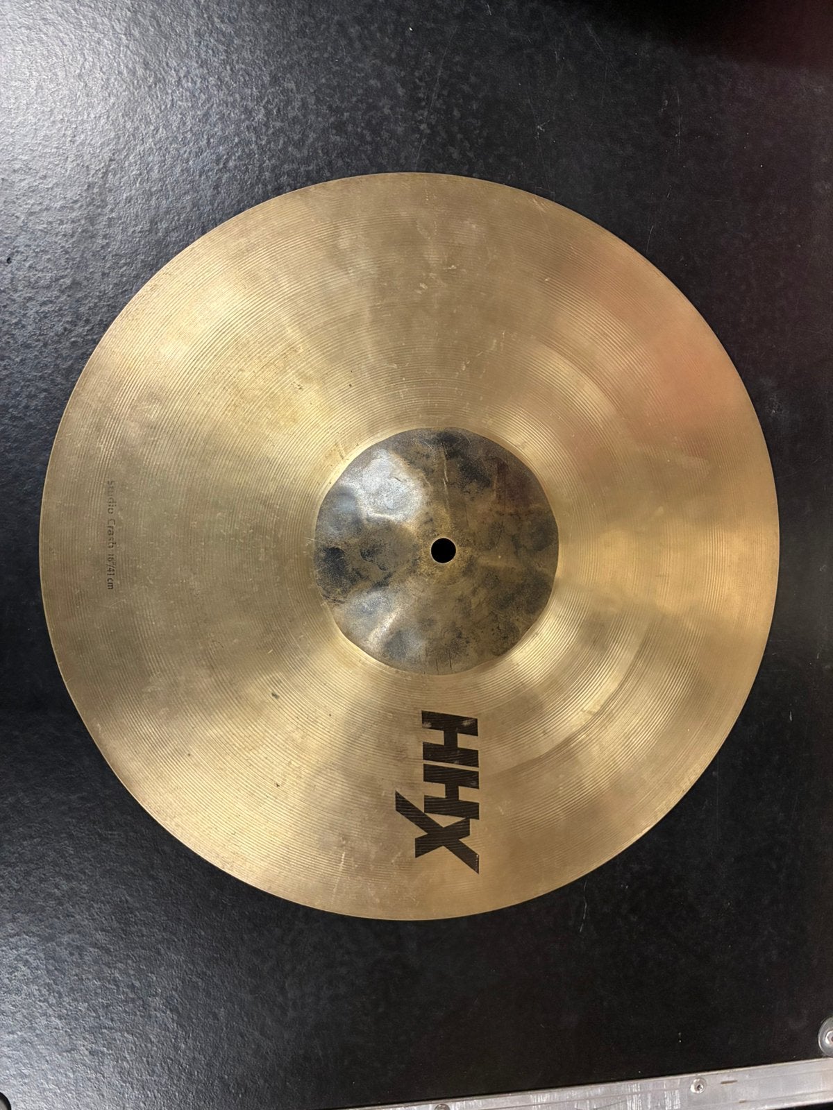 Sabian HHX studio crash 16”, Ophalen of Verzenden, Zo goed als nieuw