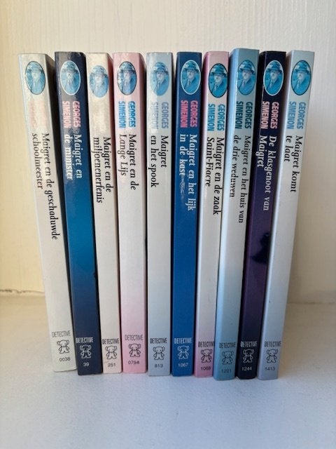 Tien pockets van George Simenon:, Ophalen of Verzenden, Gelezen, Georges Simenon