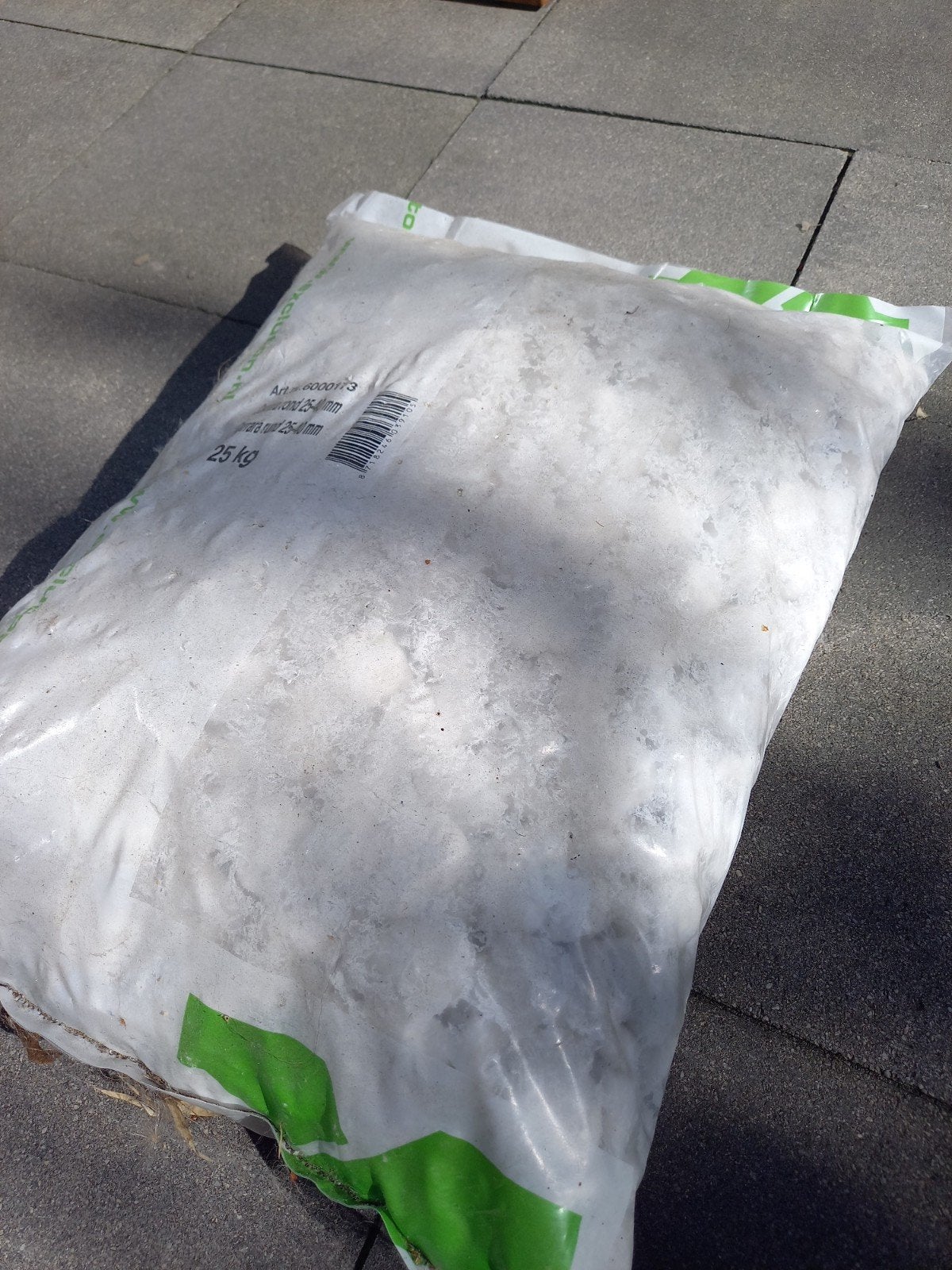 Siergrind wit Carrara rond 25-40 mm, 25 kg, Tuin en Terras, Grind, Keien en Split, Ophalen, Wit, Nieuw, Grind