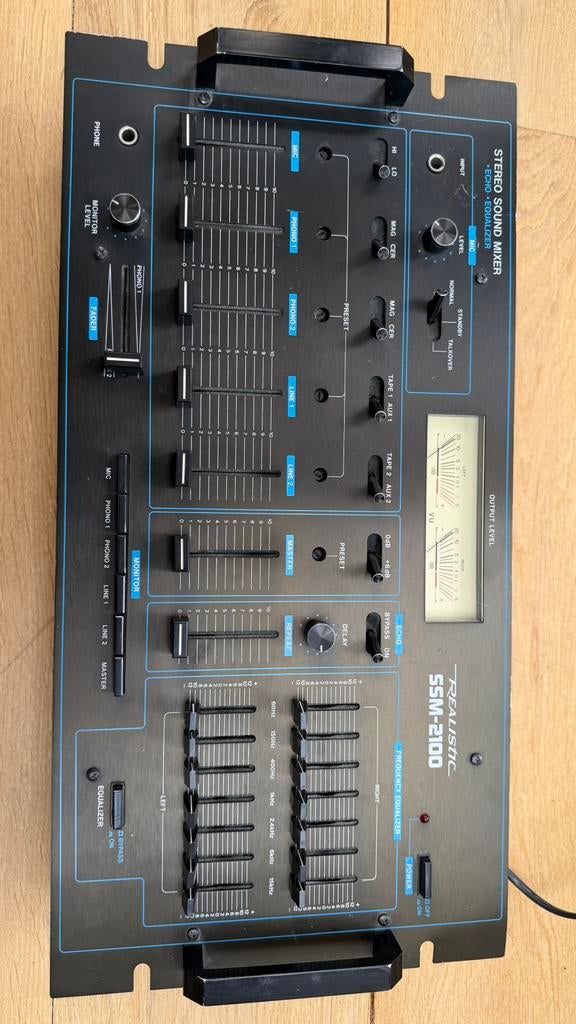 Retro analoge mixer Realistic SSM-2100, Ophalen, Gebruikt, 5 tot 10 kanalen, Microfooningang
