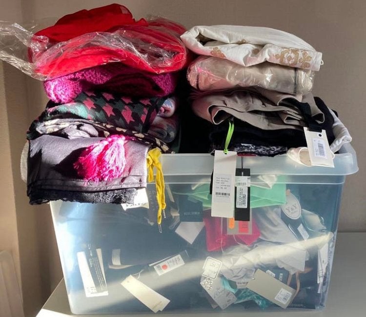 Vandaag Ophalen Nieuw Partij Merkkleding Dames 250 items, Ophalen of Verzenden, Nieuw, Maat 38/40 (M)