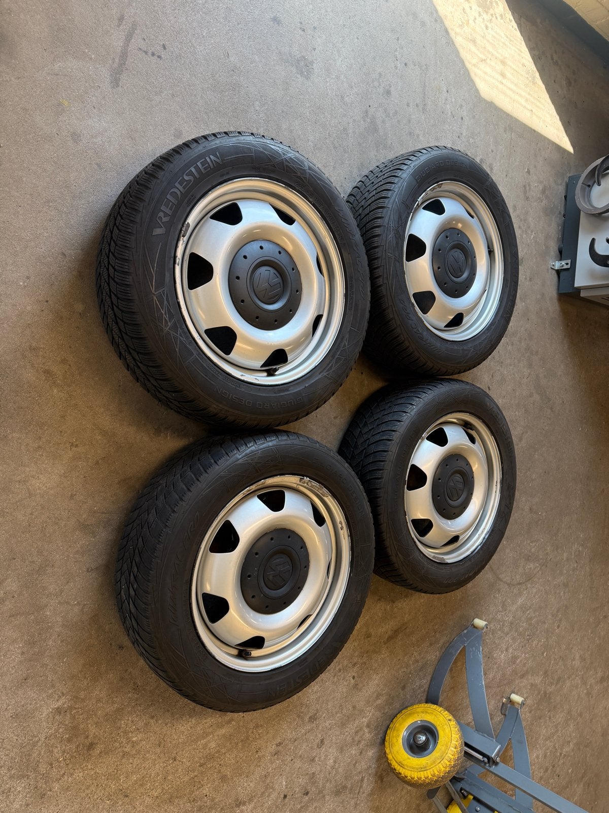 17inch stalen velgen VW transporter, Auto diversen, Ophalen, Gebruikt