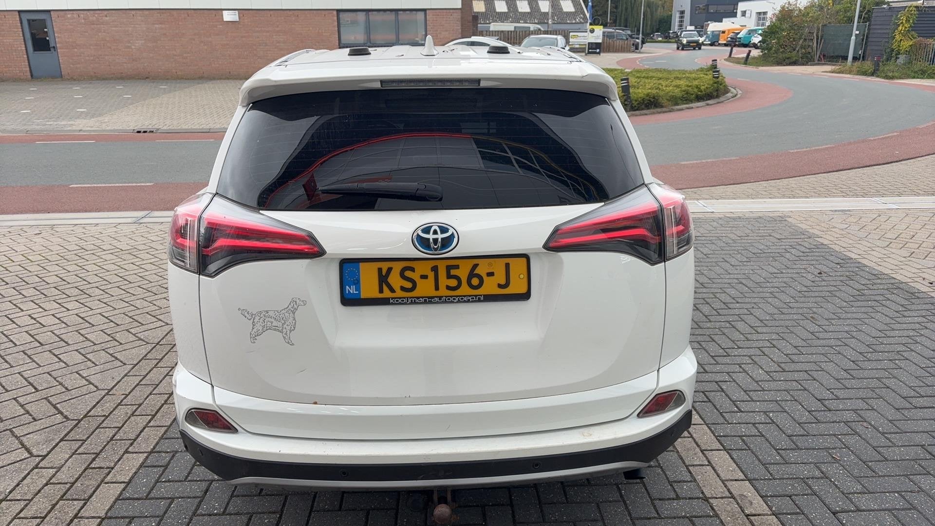 Toyota RAV4 2.5 Hybrid AWD Dynamic - Toyota-degelijkheid met, Auto's, Automaat, Stof, Gebruikt, Euro 6