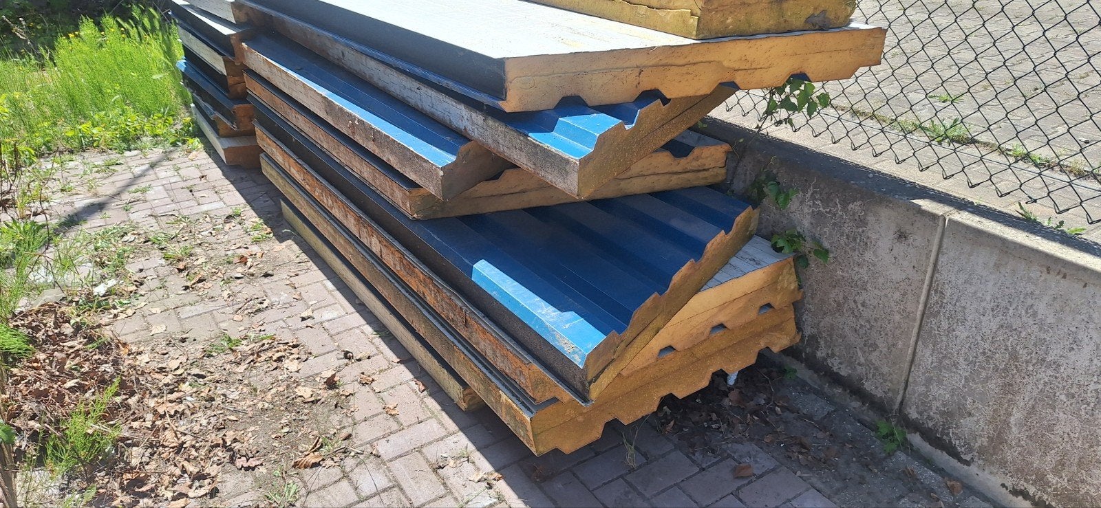 Sandwichpanelen 15cm dik - reststukken, Ophalen of Verzenden