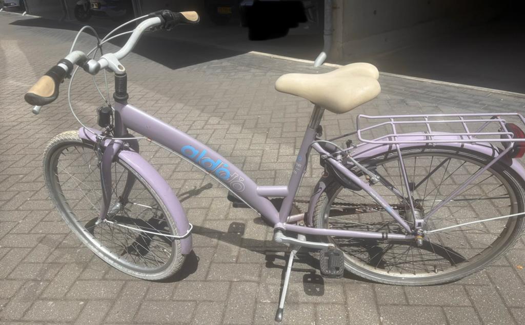 Aldo 26-inch Youth/City Bike - Purple, Ophalen, Gebruikt, Terugtraprem, Minder dan 16 inch