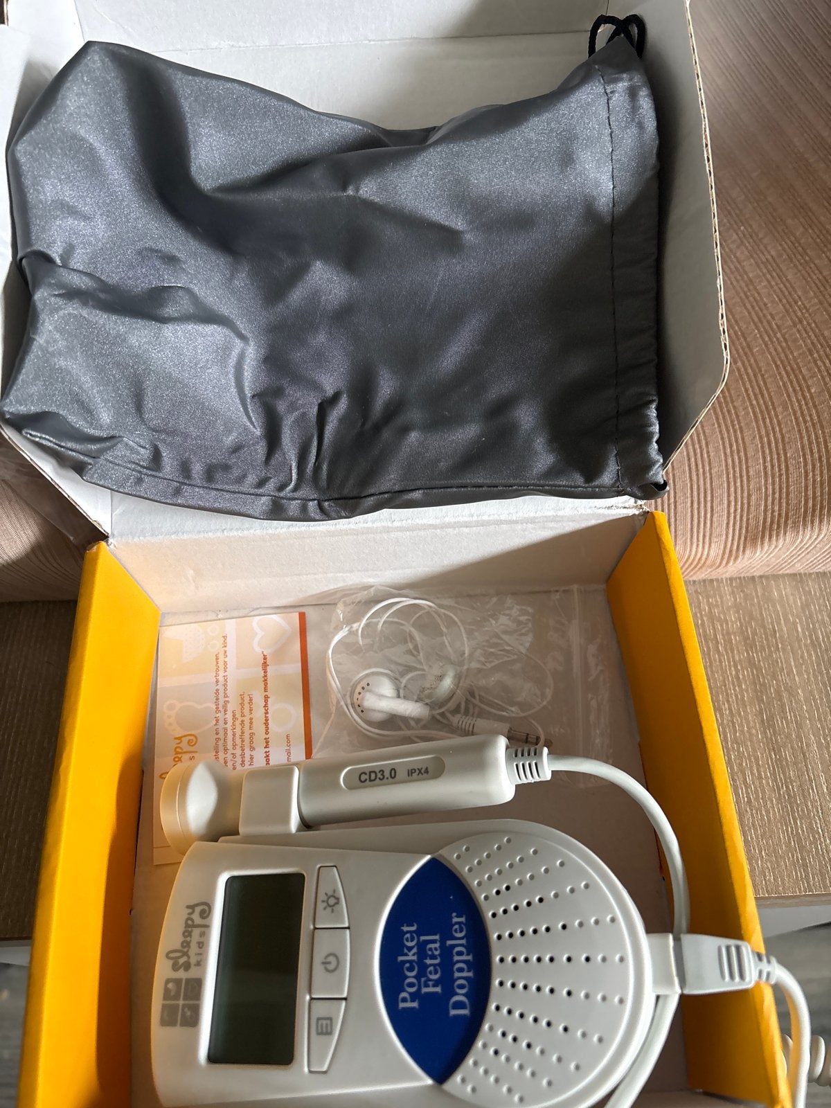 Sleepy Kids Pocket Foetale Doppler CD3.0 IPX4, Ophalen, Zo goed als nieuw