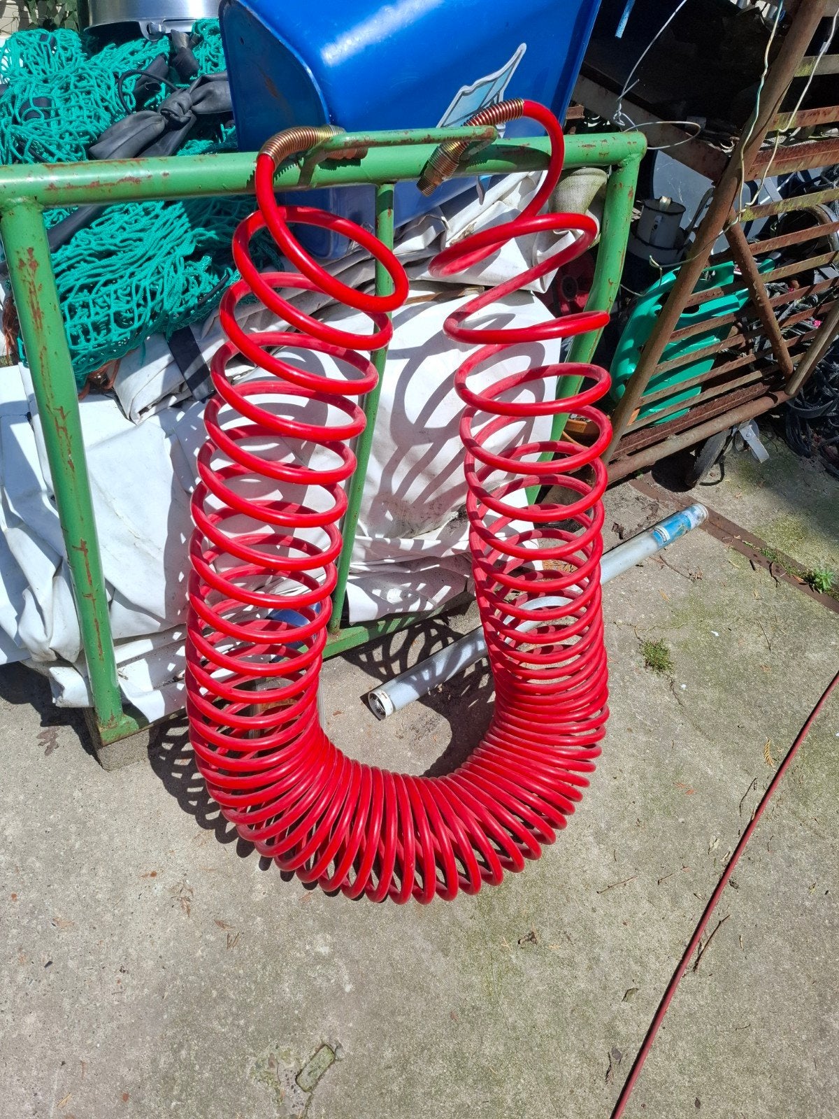 Compressor lucht slang fanwood, Minder dan 25 liter, Ophalen, Zo goed als nieuw, Minder dan 200 liter/min