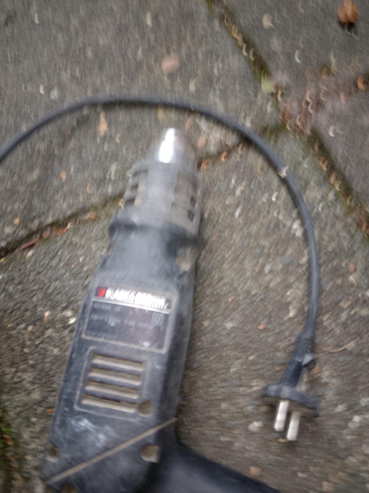 Black & Decker BD1666 heteluchtpistool 1600W, Ophalen, Gebruikt