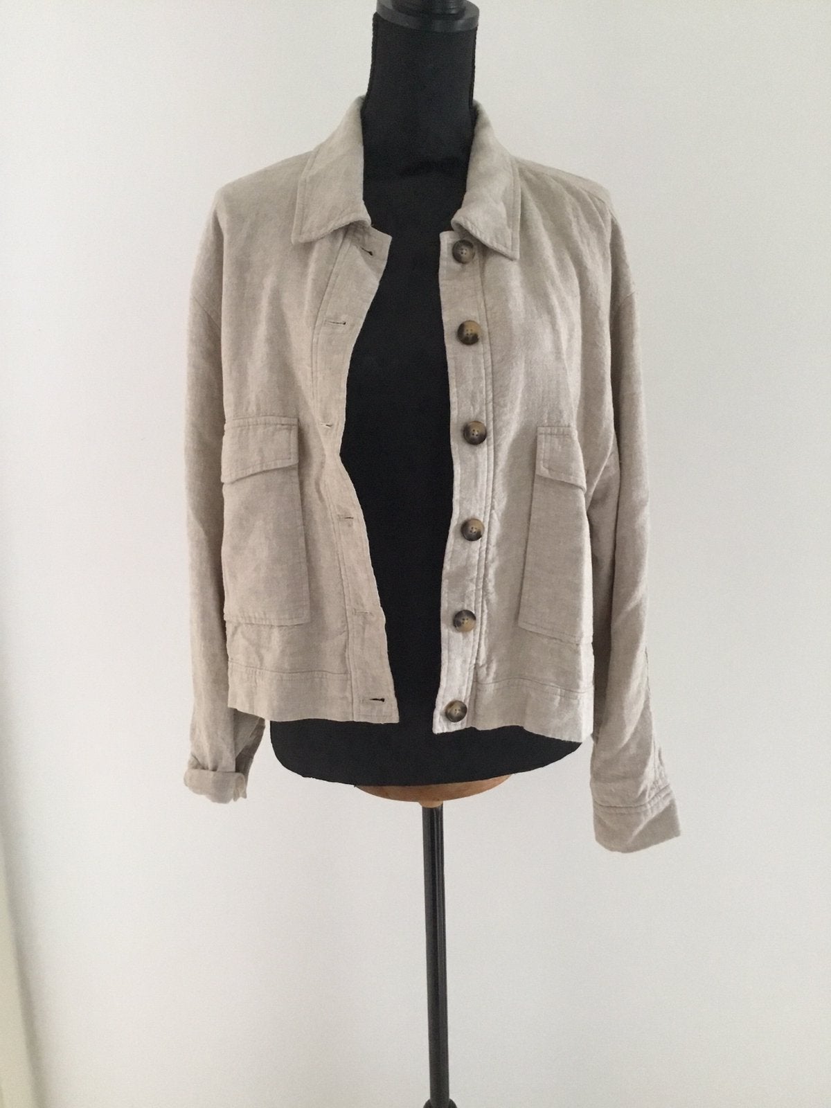 Msch kopenhagen linnen gevoerd jasje, Kleding | Dames, Verzenden, Zo goed als nieuw, Maat 42/44 (L)