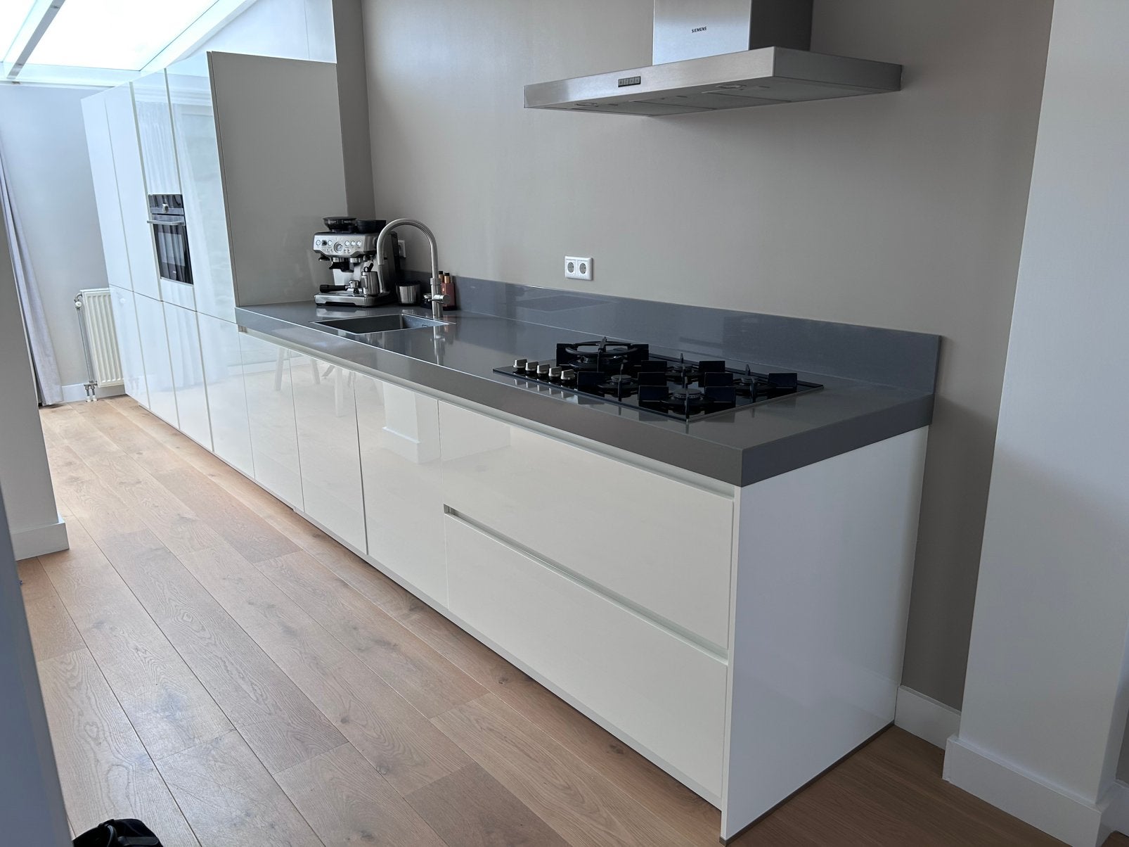Mandemakers keuken, wit incl diverse apparatuur, Huis en Inrichting, Keuken | Complete keukens, Ophalen, Gebruikt, Wit