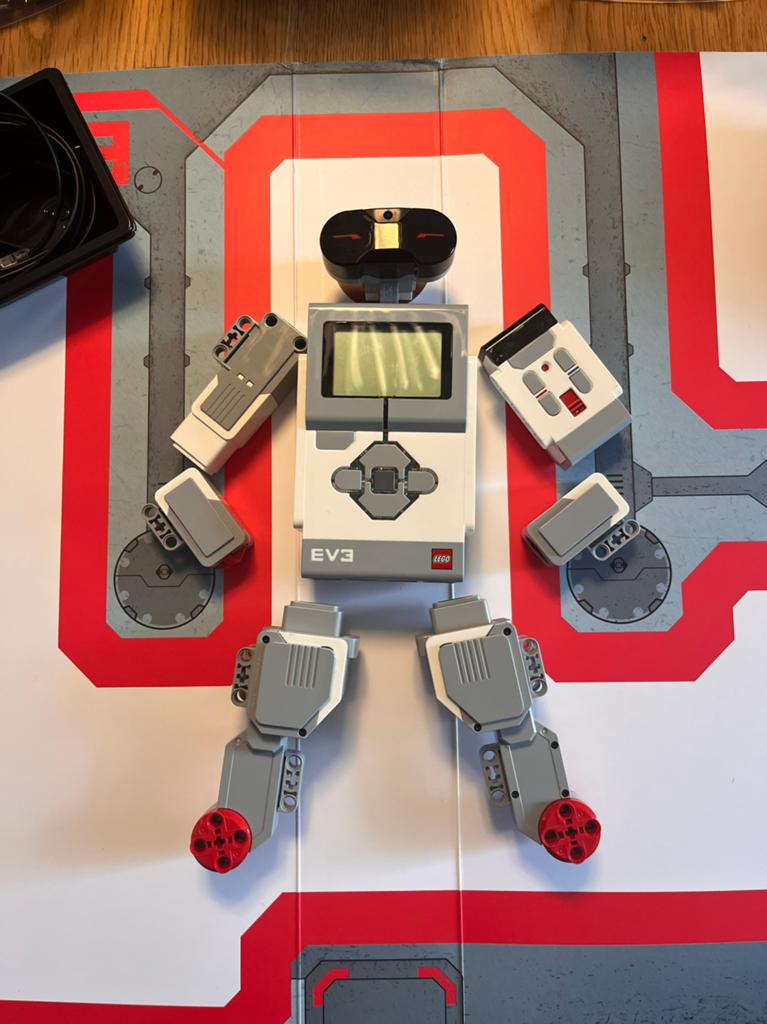 Lego Mindstorms EV3 31313 met doos en parcours, Overige thema's, Lego, Ophalen of Verzenden, Zo goed als nieuw