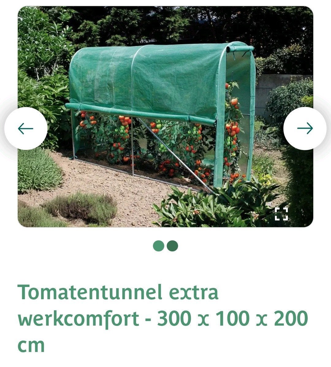 Tunnel tomaten - NIEUW, Ophalen, Nieuw, Kweektent