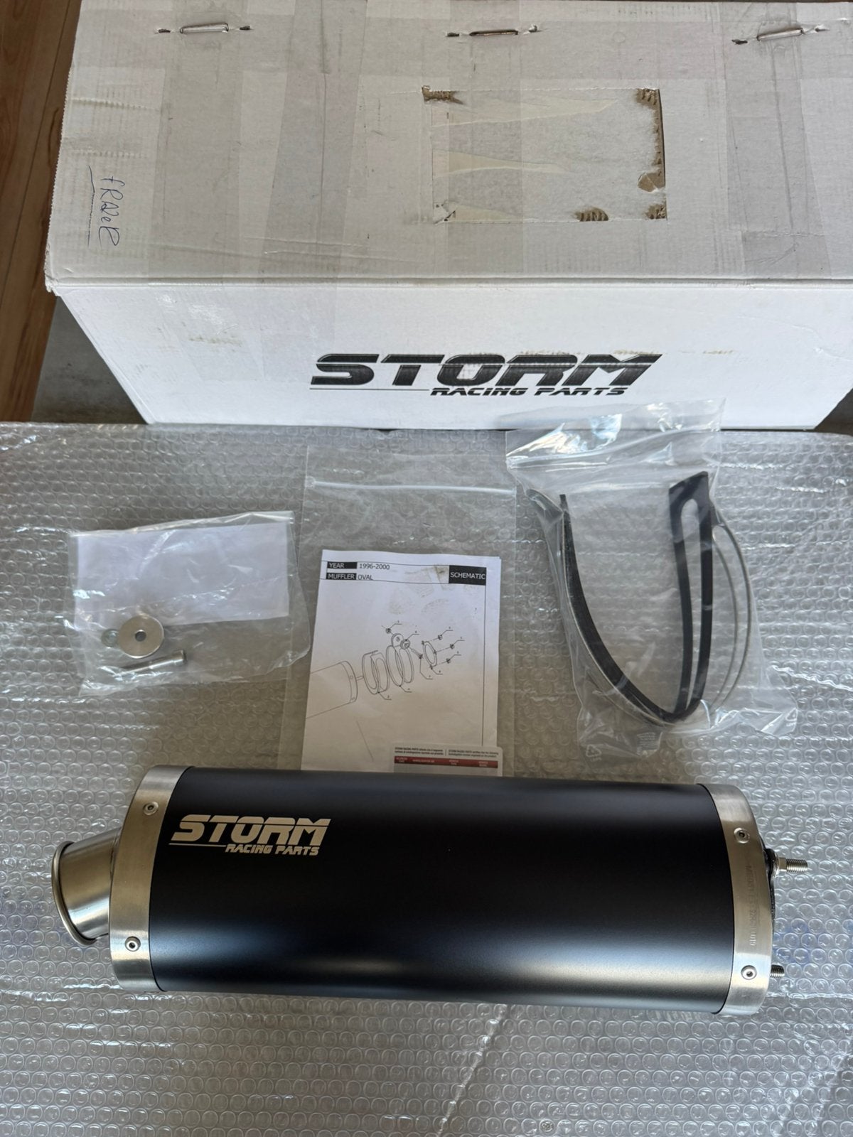 STORM UITLAAT SUZUKI GSX600R GSX750R, Ophalen of Verzenden