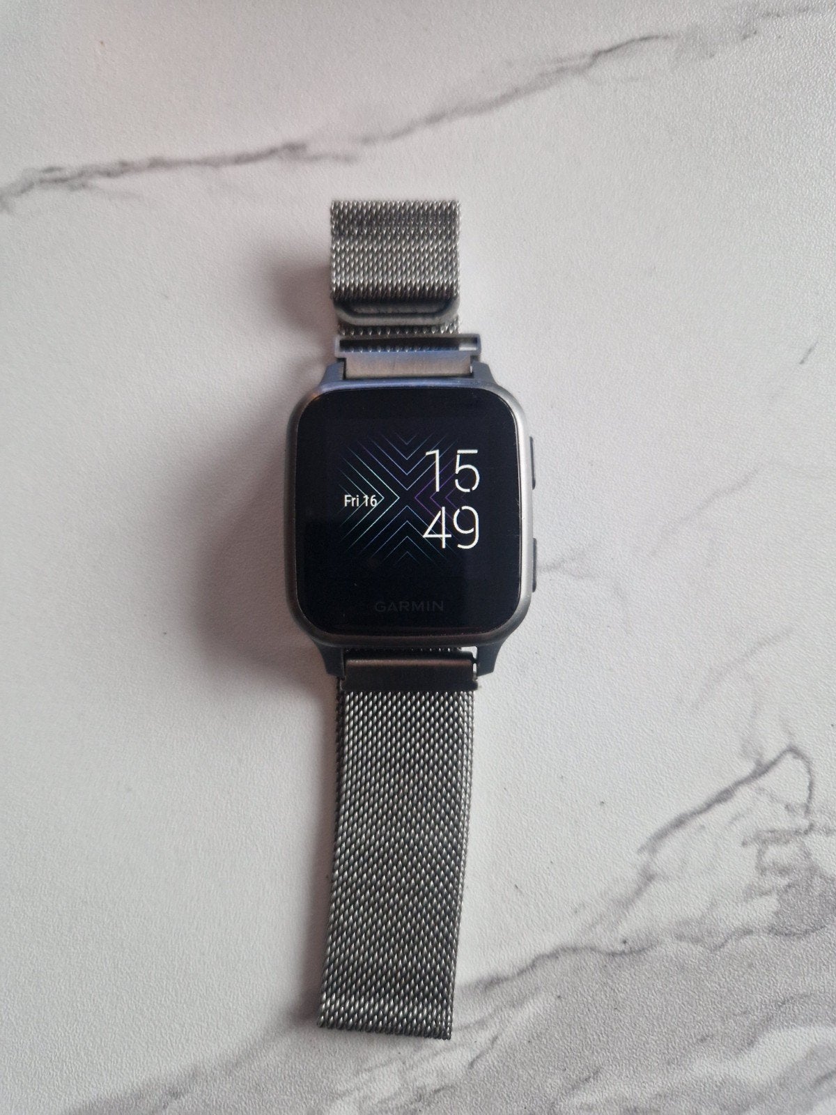 Garmin Venu Sq,  Stijlvolle Smartwatch met GPS en Hartslagme, Gebruikt, Verzenden, Garmin, Waterdicht
